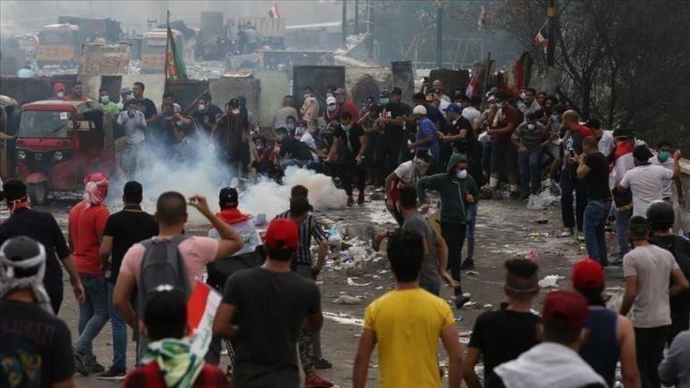 مفوضية حقوقية: اعتقال 34 متظاهرا تعسفيا بذي قار جنوبي العراق